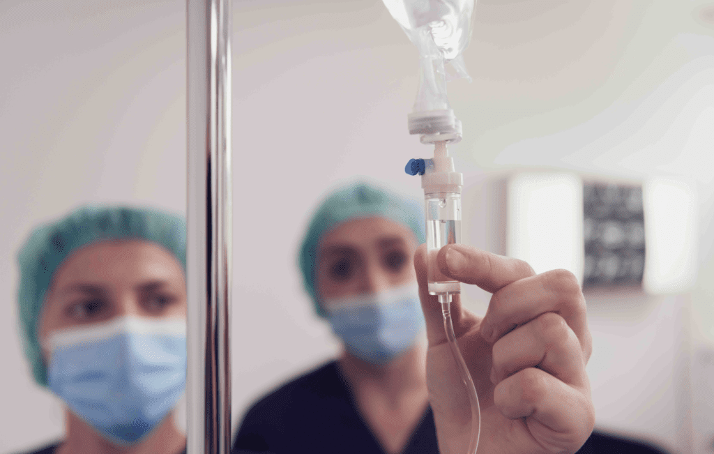 Administração de terapia intravenosa