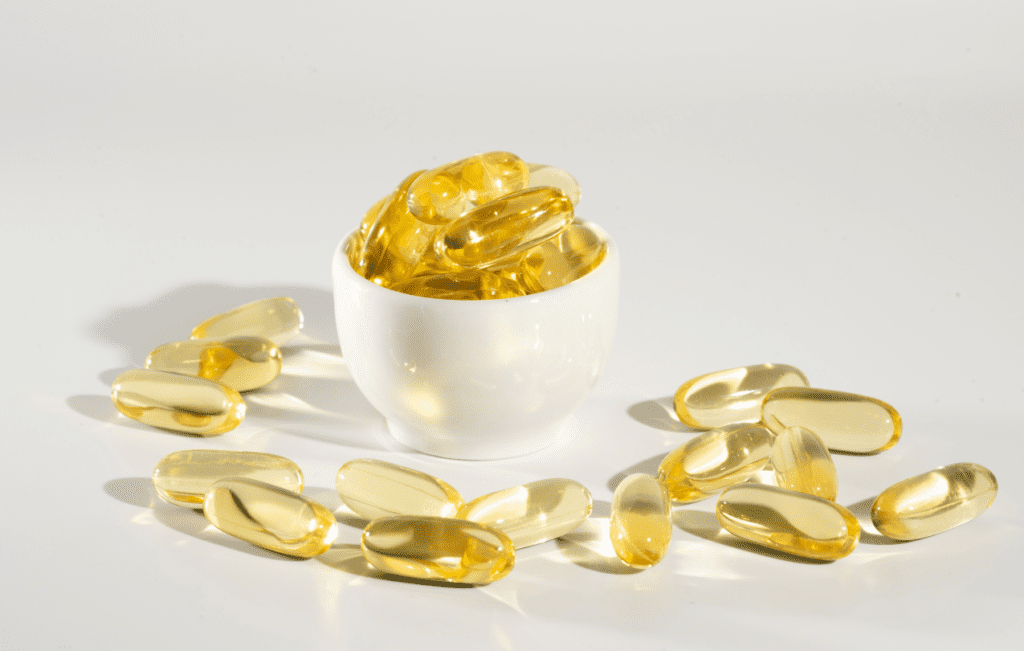 Cápsulas de vitamina D utilizadas no manejo da doença inflamatória intestinal