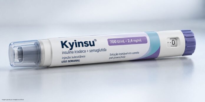Kyinsu, caneta preenchida para combinação semanal de insulina e semaglutida Kyinsu, caneta preenchida para combinação semanal de insulina e semaglutida